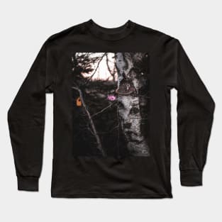 Mysterious Pointe a Bouleau Forest in Tracadie, New Brunswick Canada V2 Long Sleeve T-Shirt